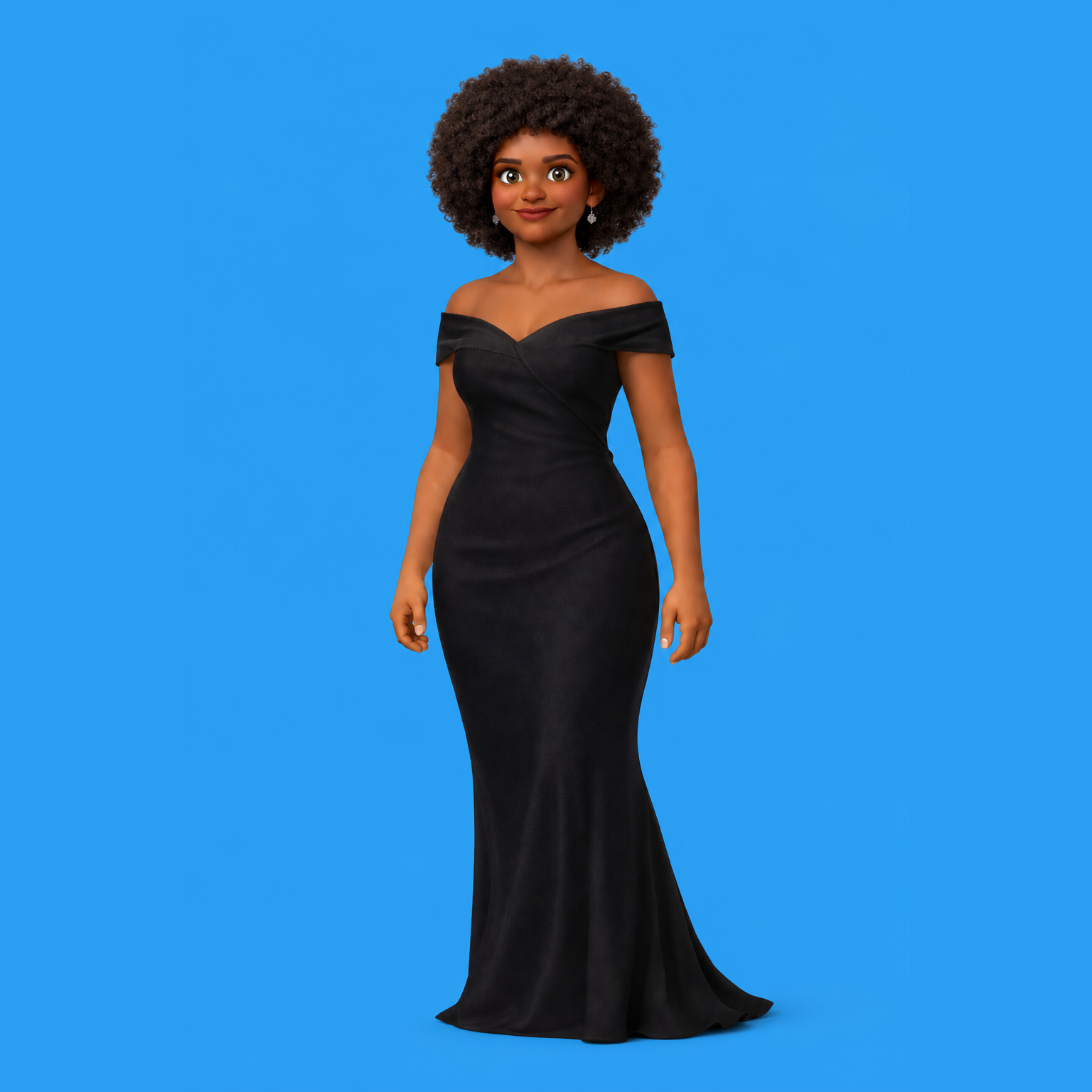 3D Minu poppetje - Gepersonaliseerde 3D Vrouw