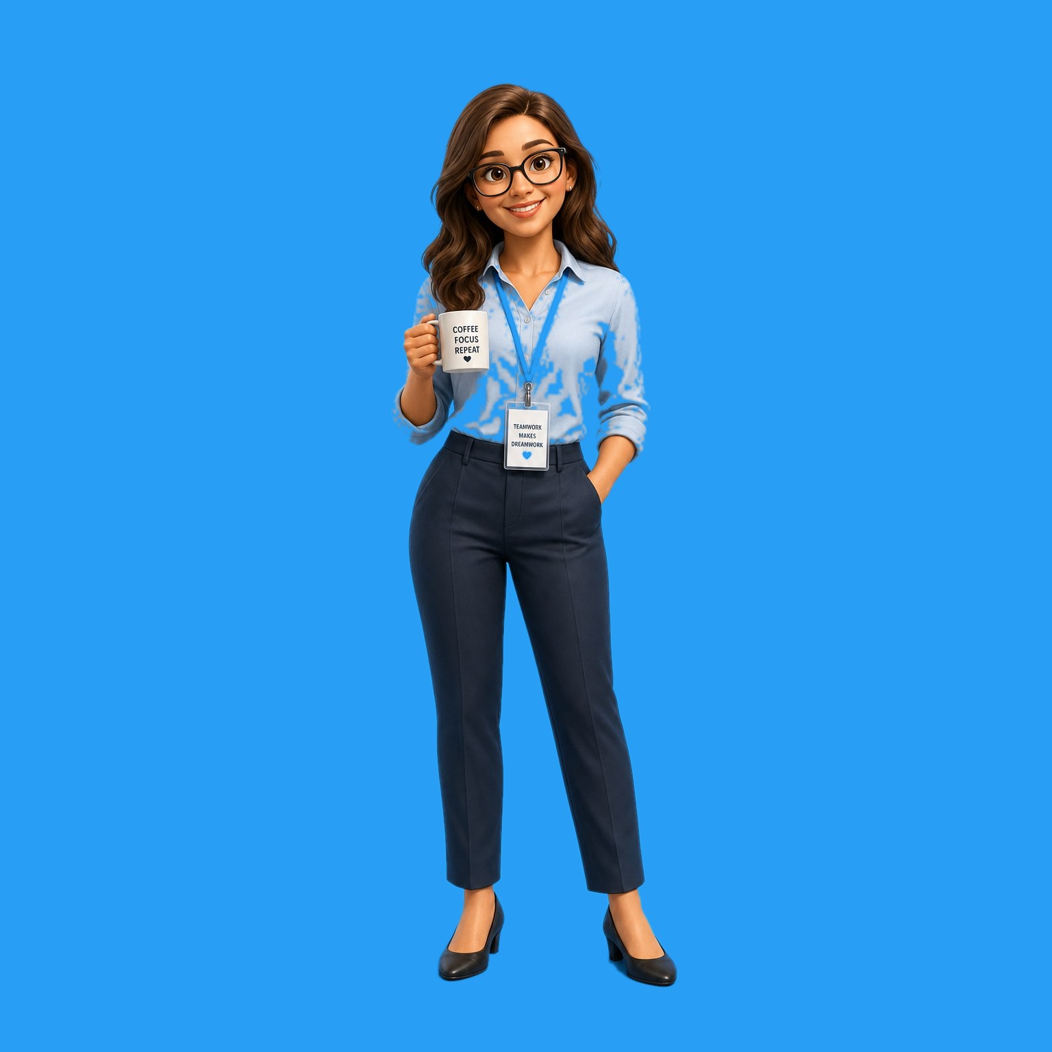 3D Minu poppetje - Collega Minu
